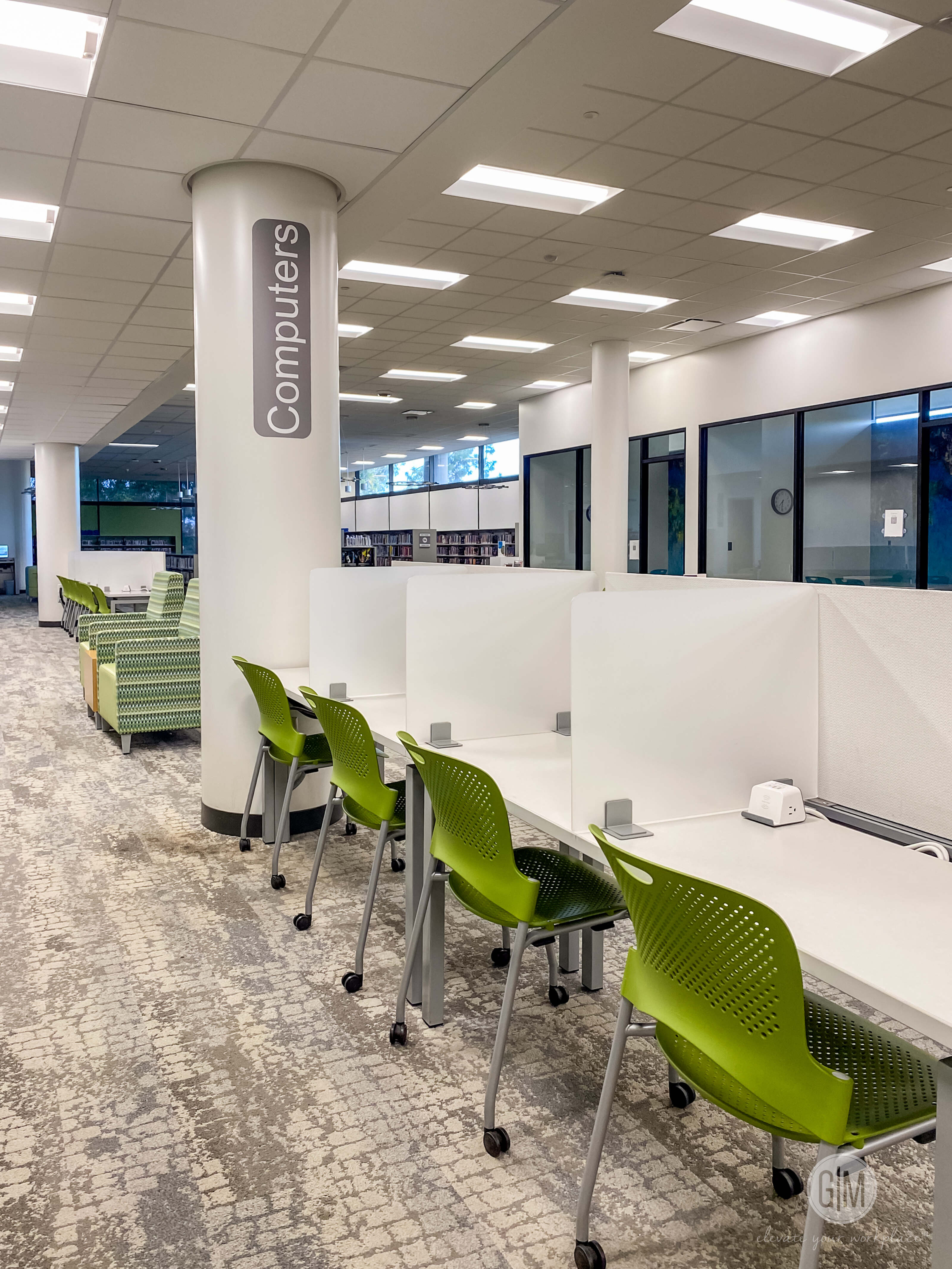 G|M Business Interiors | Brea Library