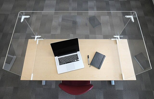 Three Sided Desk Screen