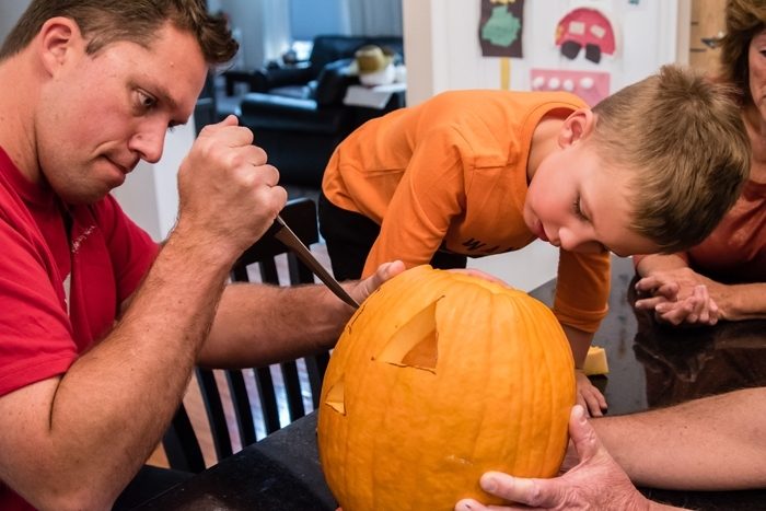 Pumpkin painting party 18